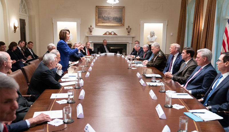 Congressional Democrats meet with president at White House
